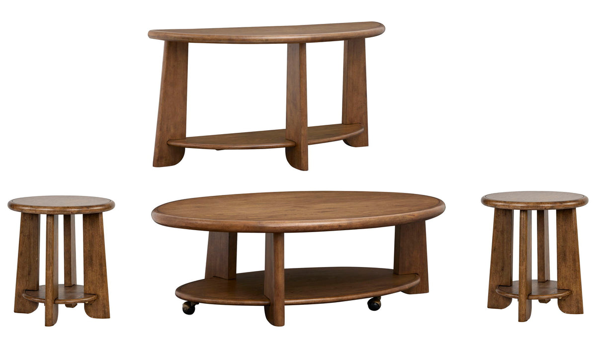 Tanner - Oval Cocktail Table Set
