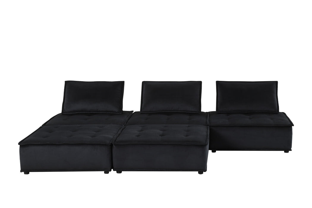 Anna - Soft Velvet Modular Sofa