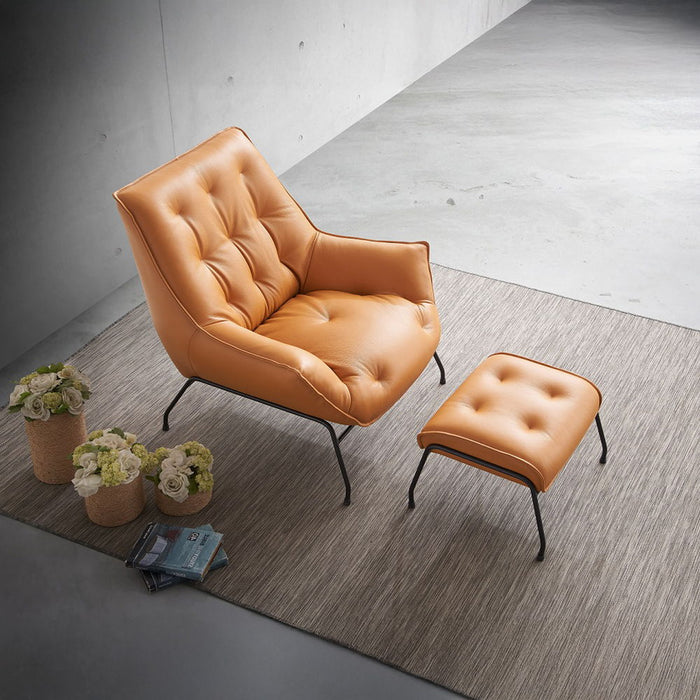 Zusa - Accent Chair & Ottoman