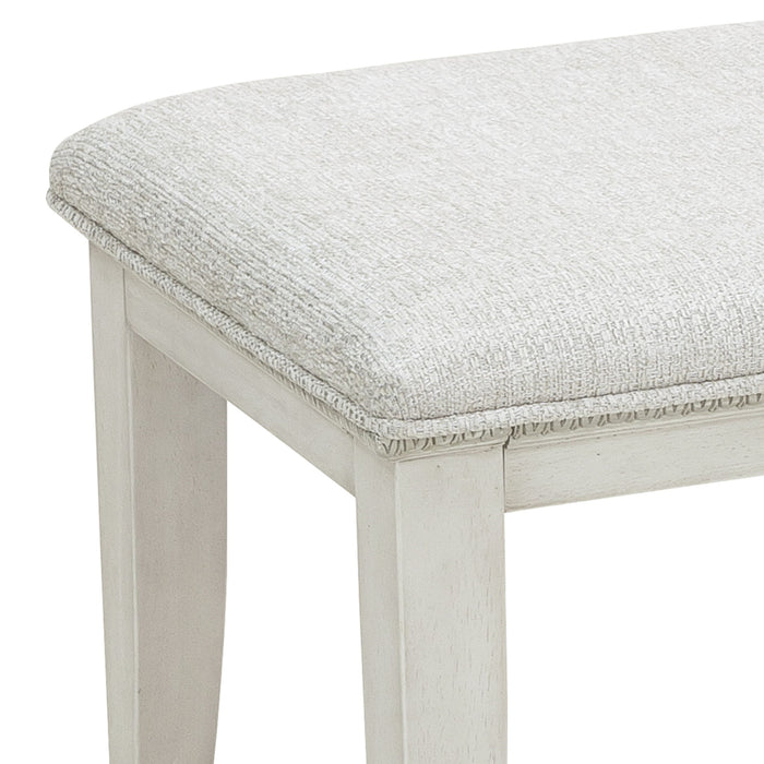 Camila - Vanity Stool - Creamy White