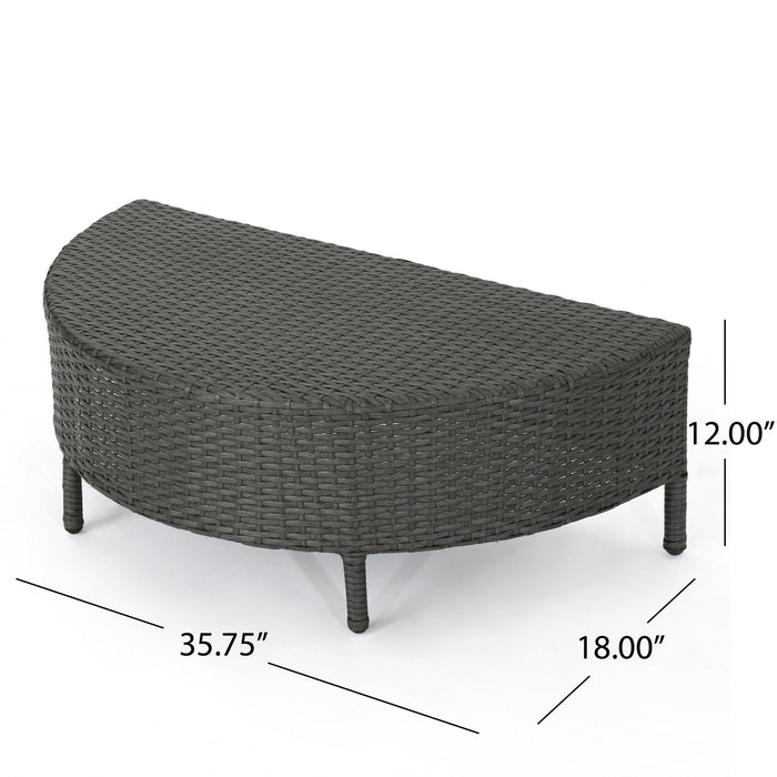Pt Limon - Outdoor Coffee Table Half Round Design