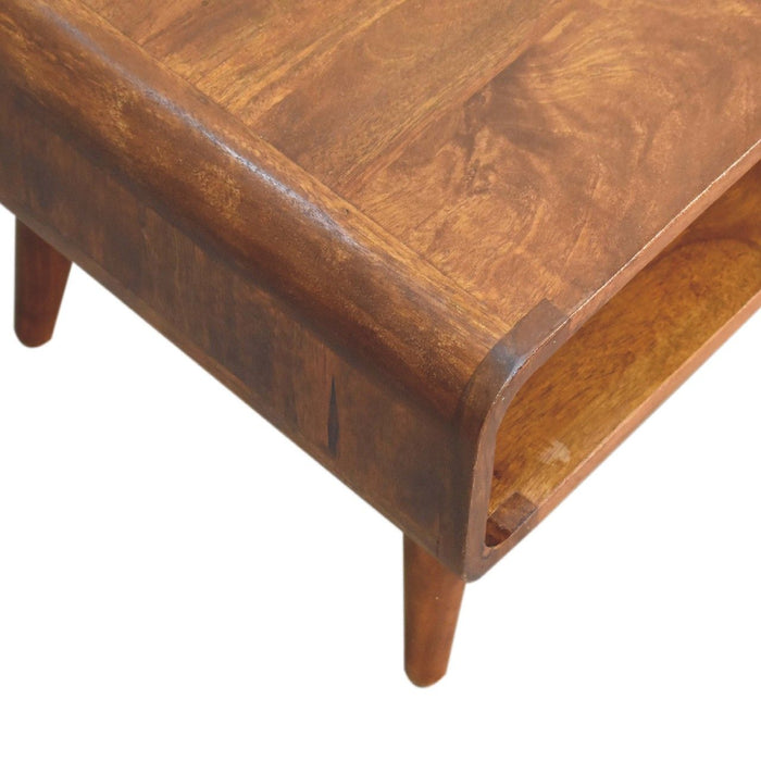 Solid Wood Open Media Unit