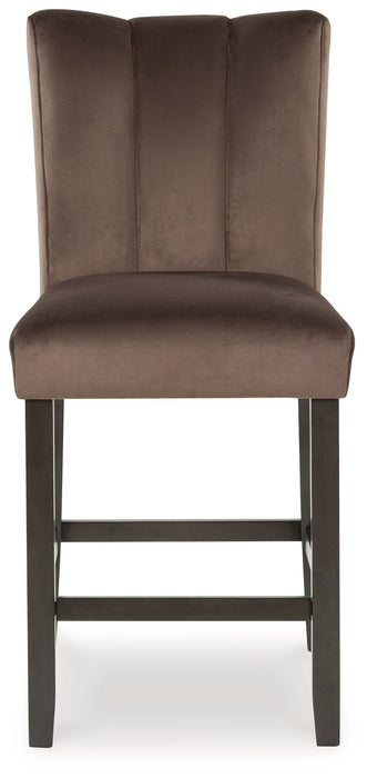 Jeshina - Upholstered Barstool (Set of 2) - Mocha