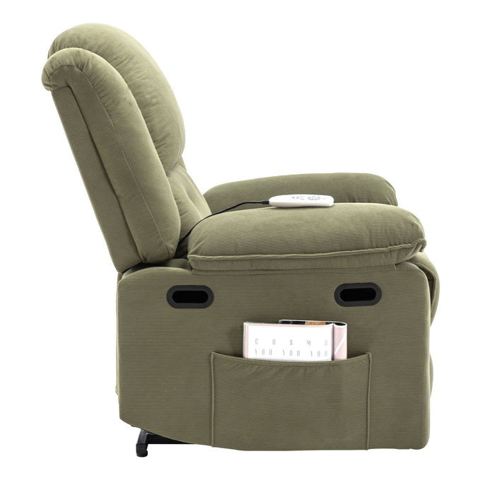 Massage Recliner Power Lift Chair With Adjustable Massage And Heating Function