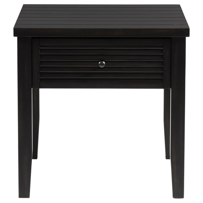 Concord 2-piece Coffee and End Table Set Distressed Java