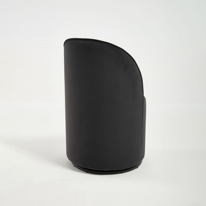 360 Degree Swivel Armless Dining Barrel Chair