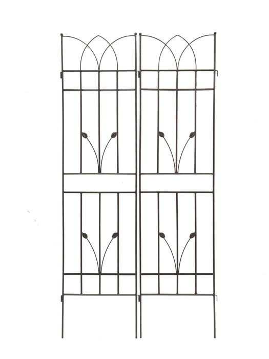 Metal Garden Trellis Rustproof For Climbing Plants Outdoor Flower Support