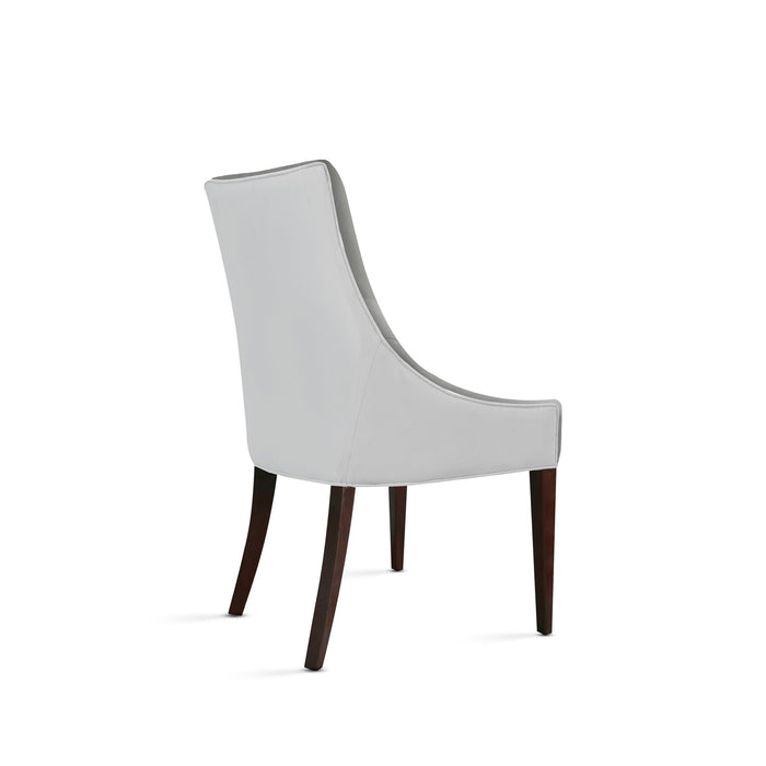 Jackson - Upholstered Dining Chair Elegant Design - Smoke / White