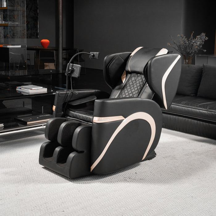 Massage Chair Recliner & Zero Gravity, Full Body Air Pressure - Black