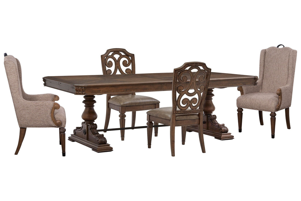 Durango - Extendable Trestle Dining Table Set