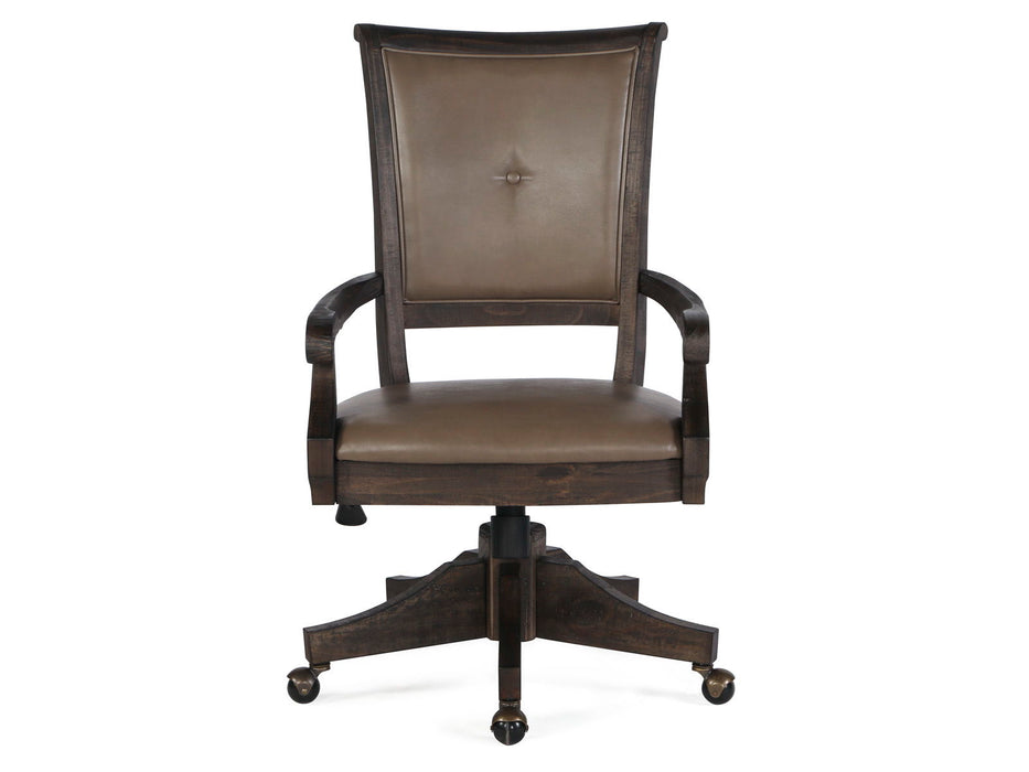 Sutton Place - Swivel Chair - Weathered Charcoal