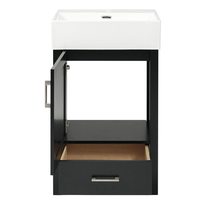 Bathroom Vanity With Sink, Frame And Drawer