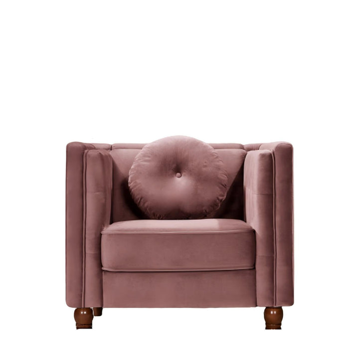Chesterfield Accent Tufted Square Arm Side Chair