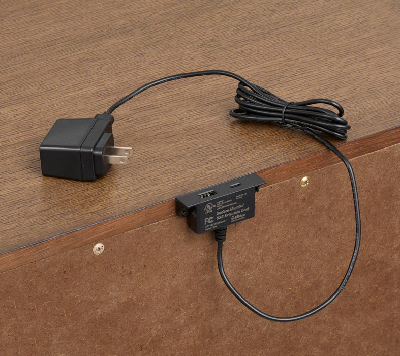 Callisto - Drawer Nightstand - Bourbon Brown