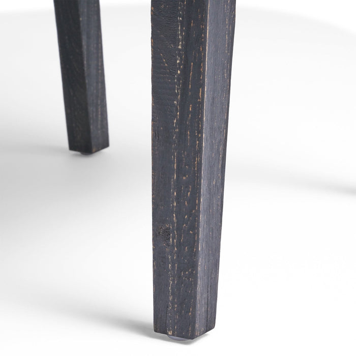 Outdoor 6 Seater Dining Set With Bench - Dark Gray / Light Gray