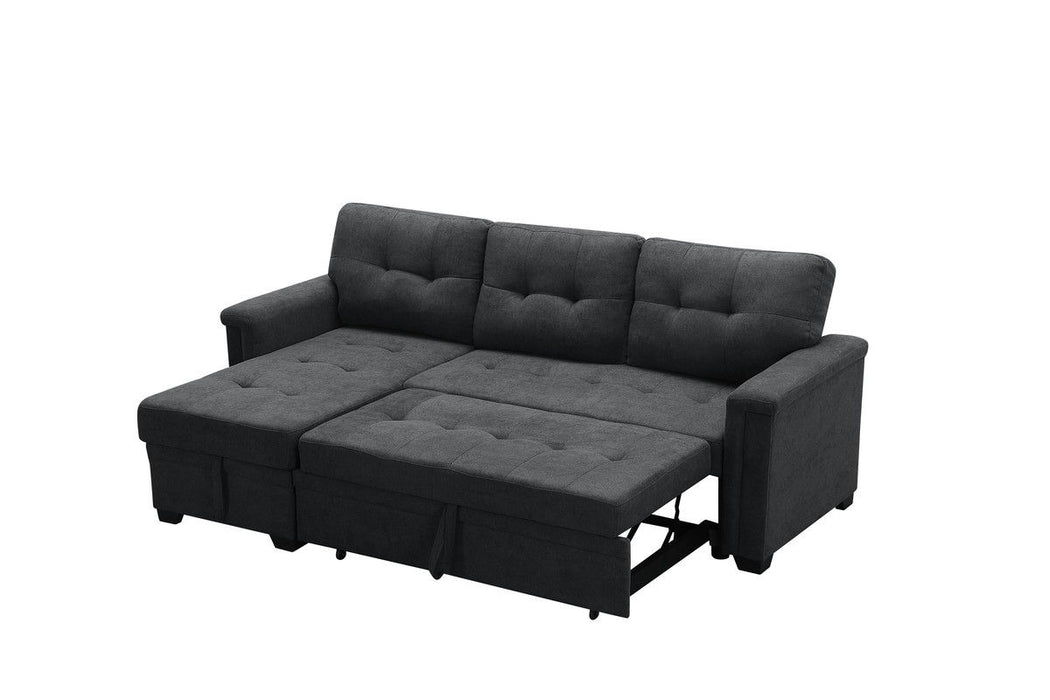 Kinsley - Sleeper Sectional Sofa Chaise With USB Charger And Tablet Pocket