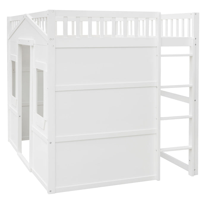 House Loft Bed With Ladder
