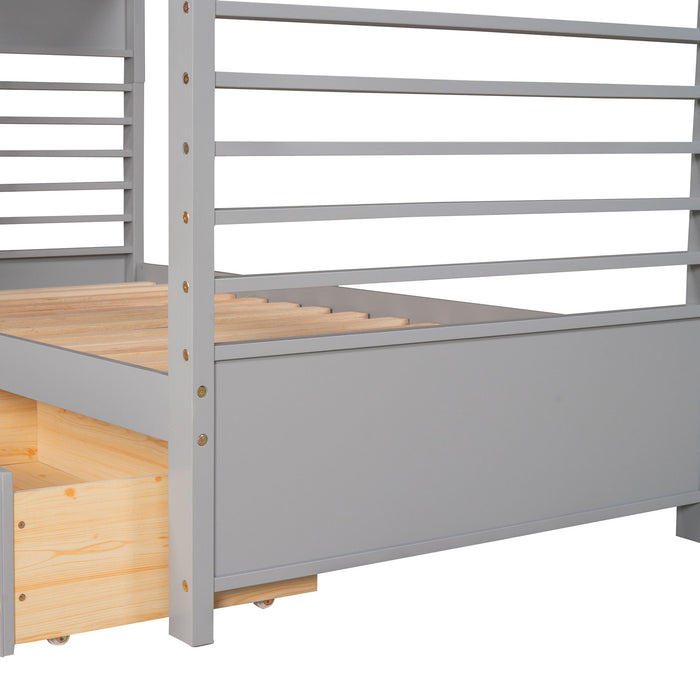 Bunk Bed With 2 Drawers