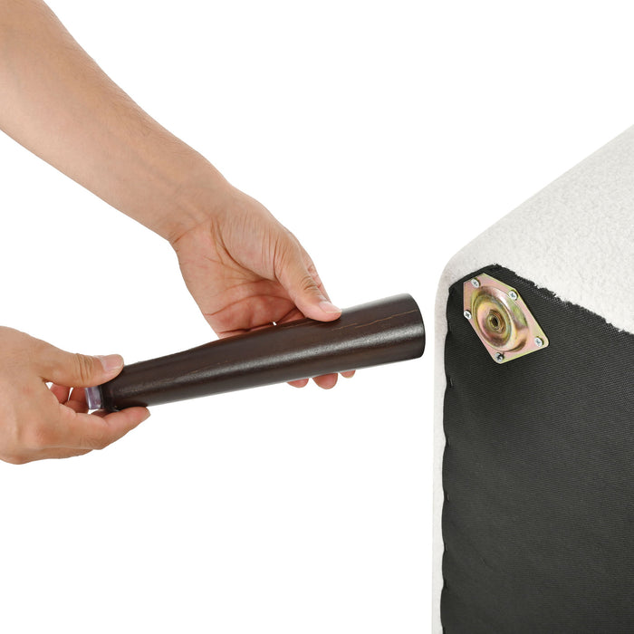 Modern Accent Upholstered Armchair With Pillow