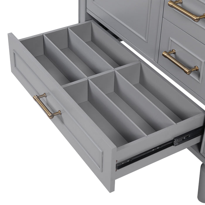 Traditional Bathroom Vanity Set With Soft Close Doors