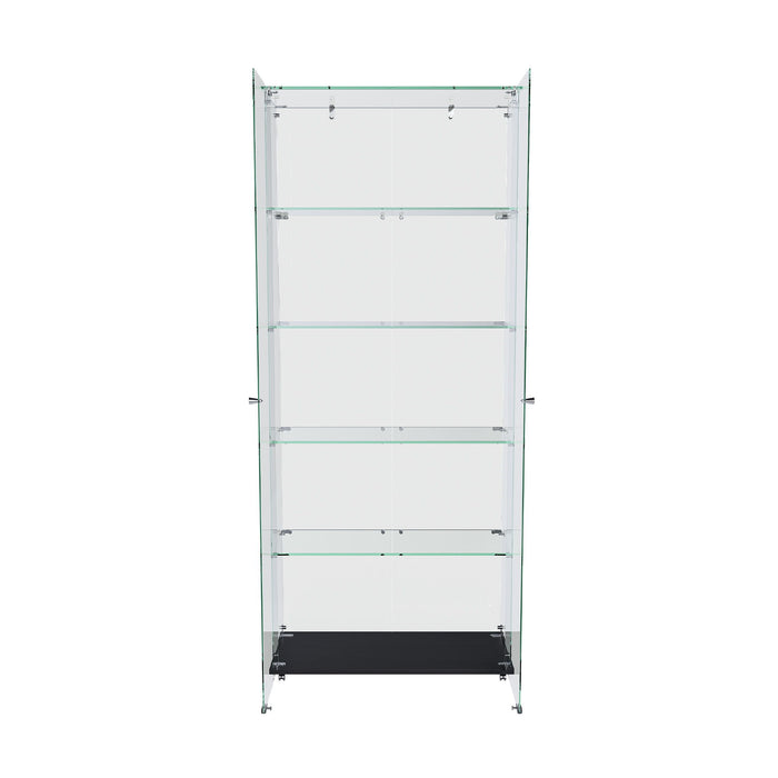Premium 5 Tier Glass Display Case With 5 Dynamic LED Modes