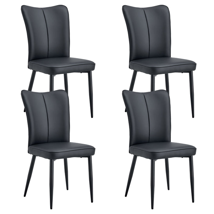Minimalist Style Minimalist Dining Chairs With Metal Legs