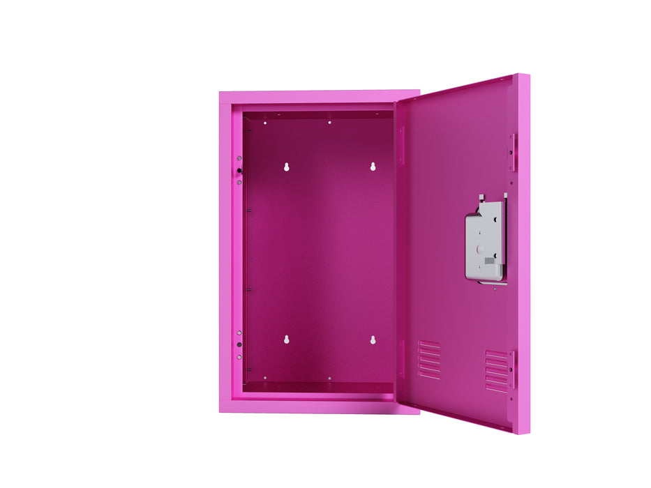 Compact Purple Steel Storage Cabinet: Detachable, Ample Storage Space, Easy Assembly