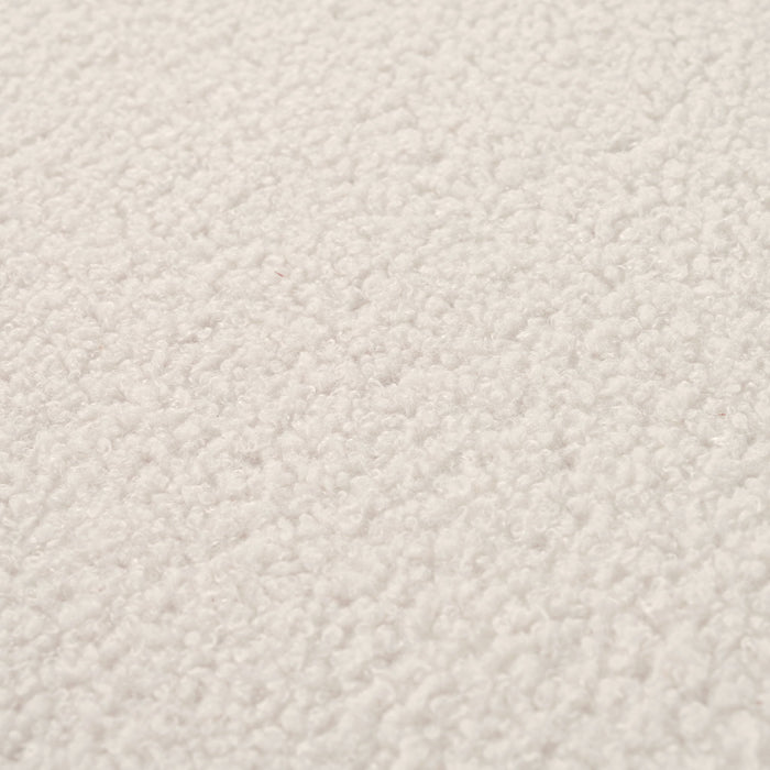 Textured Boucle Ottoman Bench With Hinged Lid For Seating And Storage - Beige