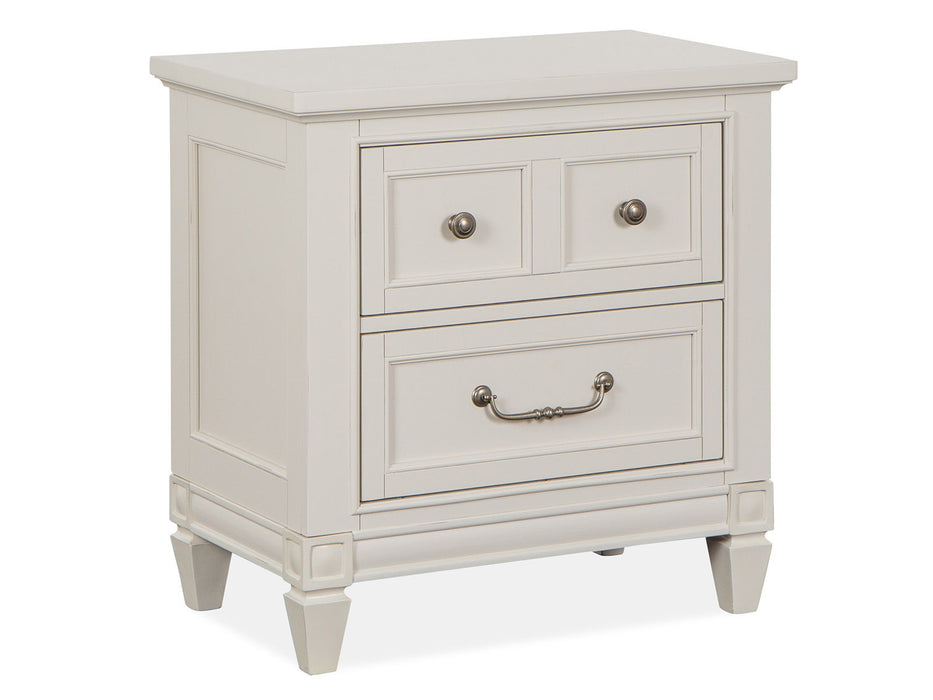 Willowbrook - Drawer Nightstand - Egg Shell White With Slight Rub Through