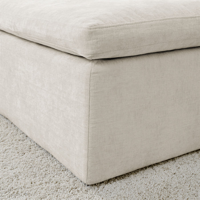 Modern Minimalist Cloud Sectional Couch With Comfy Chaise, U Shaped Modular Sofa