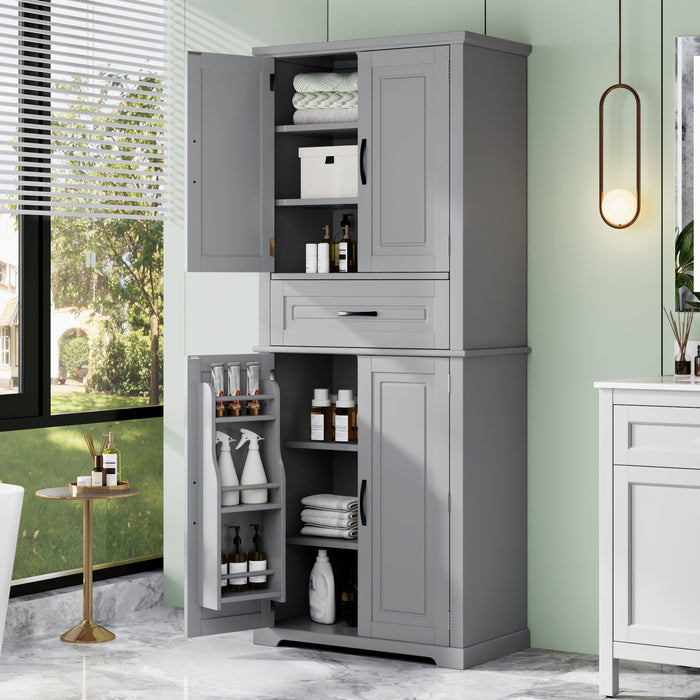 Bathroom Storage Cabinet With Drawer And Adjustable Shelf