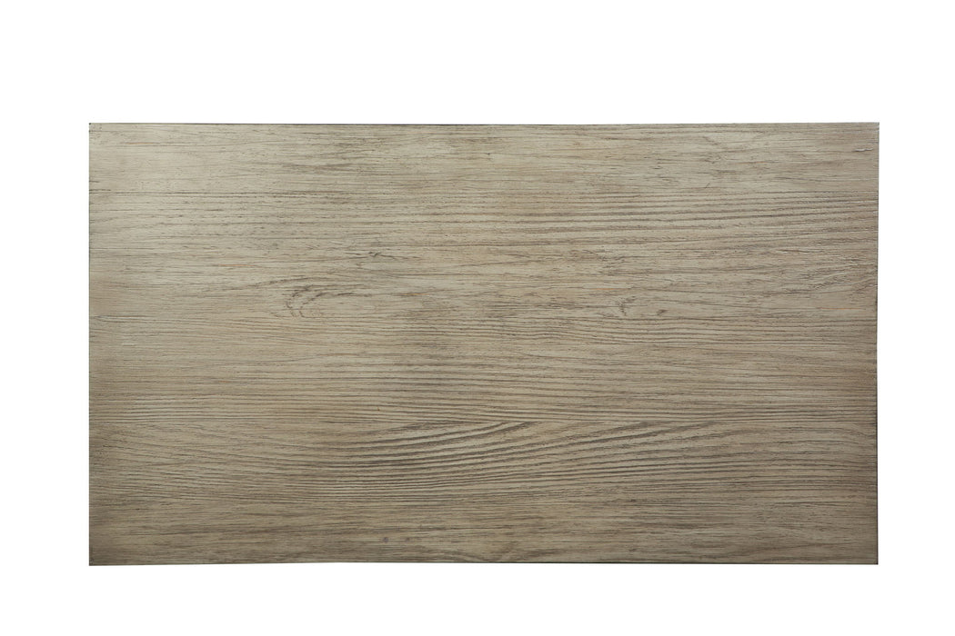 Conrad - Rectangular Lift Top Storage Cocktail Table With Casters - Stone Harbor Grey