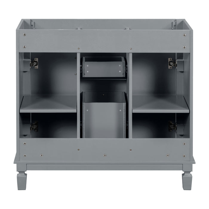 Bathroom Vanity Cabinet With 2 Soft Closing Doors And 2 Drawers