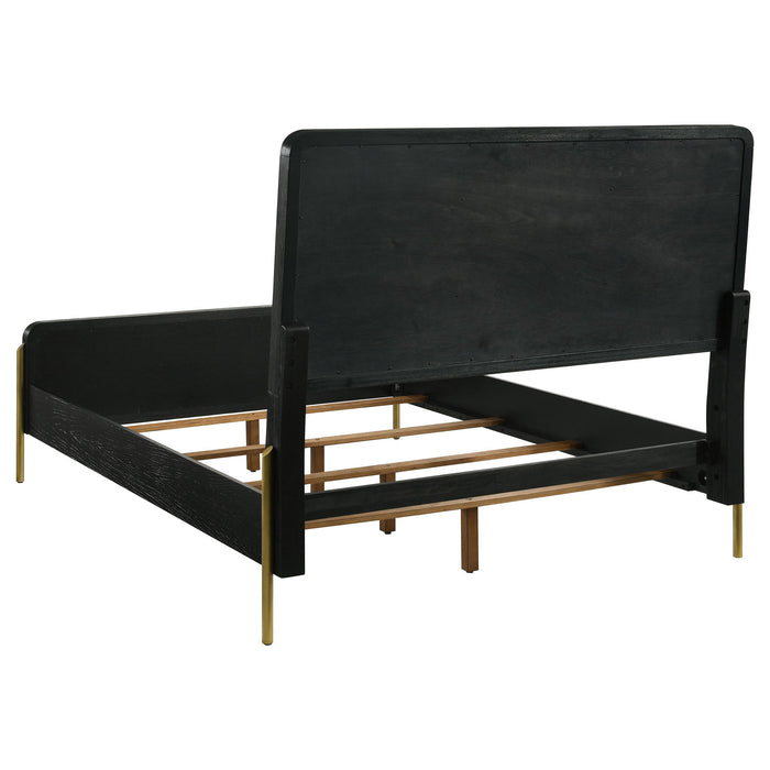 Arini 5-piece California King Bedroom Set Black and Natural