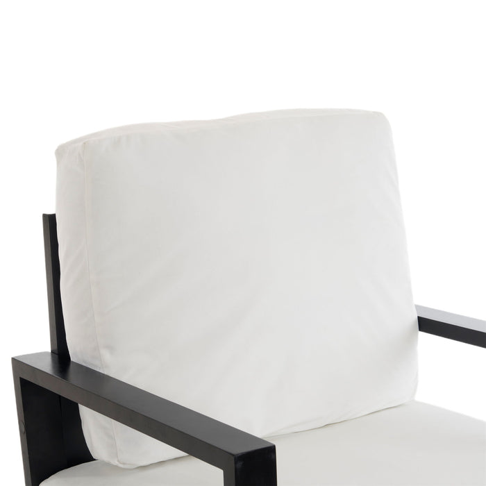 Modern Armchair With Solid Wood Frame
