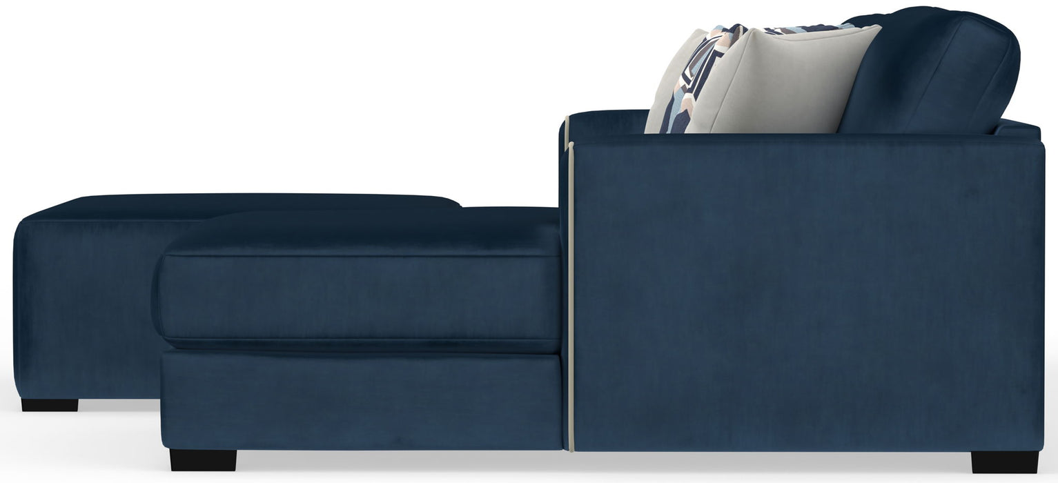 Jetson - Sectional With Comfort Coil Seat Cushions, Included Accent Pillows & Cocktail Ottoman