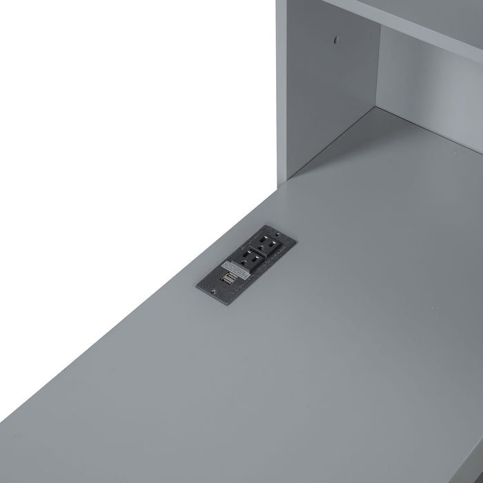 Daybed With 3 Drawers USB Ports And Desk