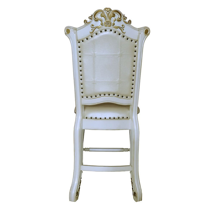 Vendome - Counter Height Chair (Set of 2) - Antique Pearl