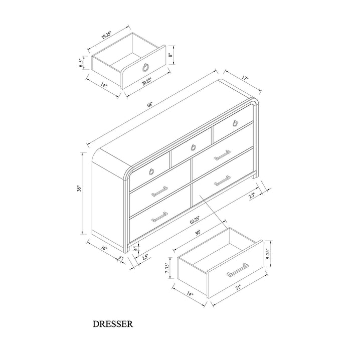 Malco - 5 Piece Bedroom Set