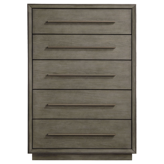 Durango 5-drawer Bedroom Chest Taupe Oak