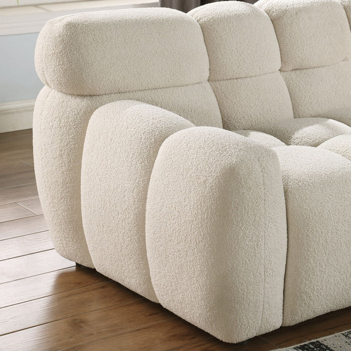 Sofa And Loveseater, Human Body Structure For Usa People, Marshmallow Sofa, Boucle Sofa - Beige Boucle