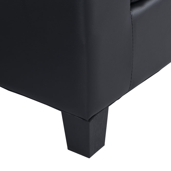 Modern Sectional Sofa Set With Chaise Lounge And Cup Holder