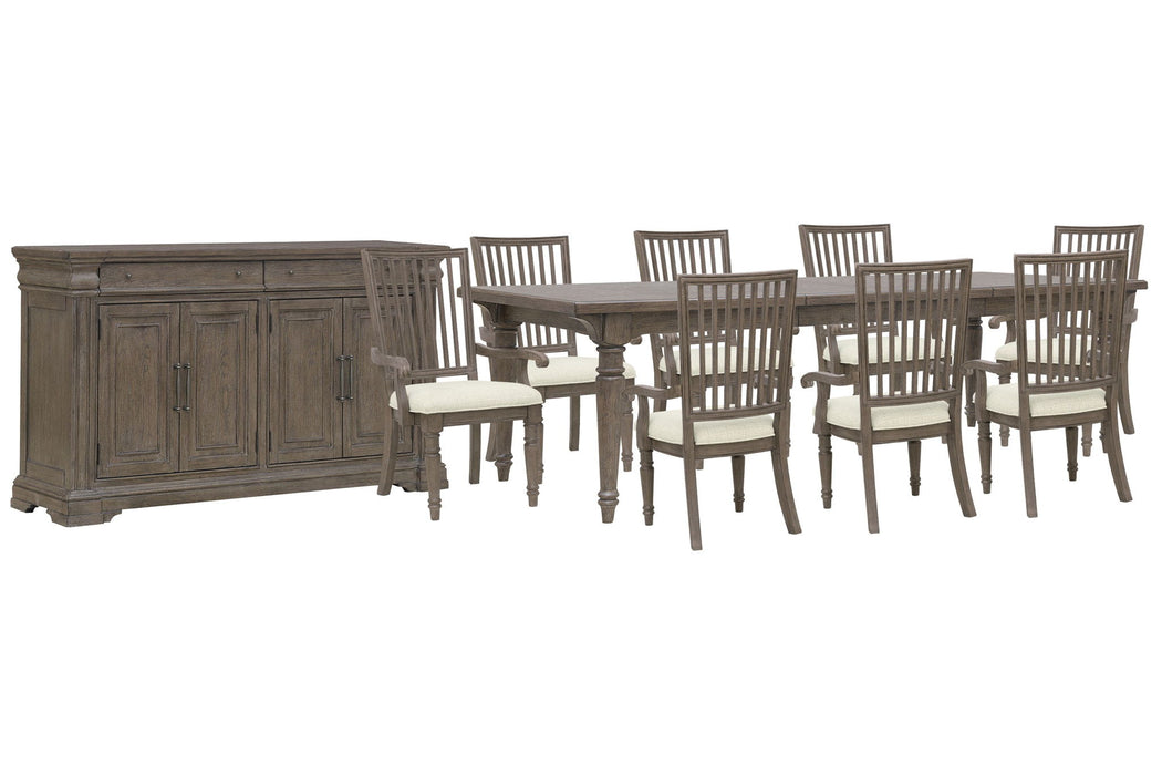 Madison Ridge - Extendable Leg Dining Table Set