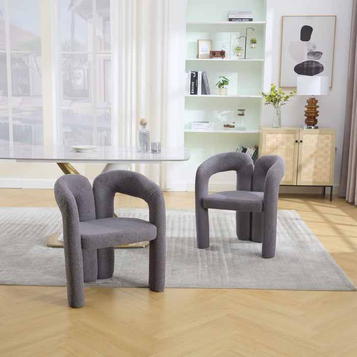 Coolmore Contemporary Designed Accent / Dining Chair With Armrests