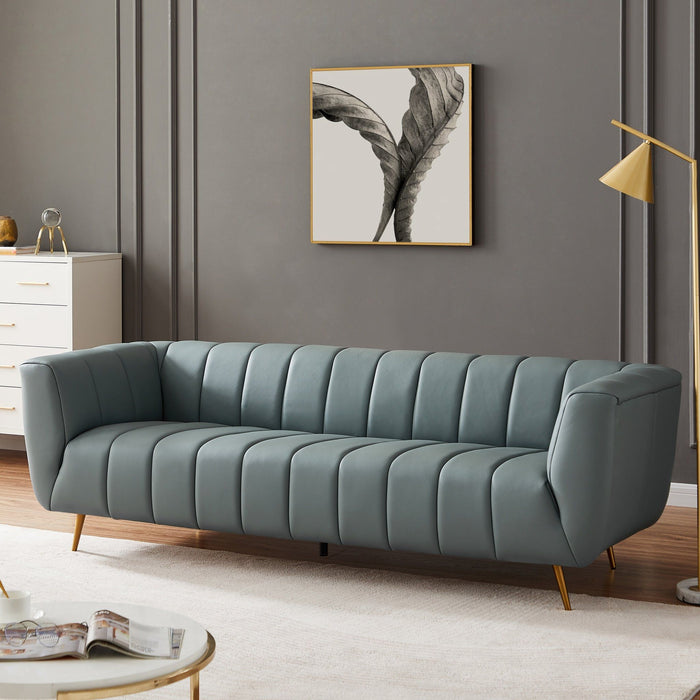 Lamattina - Modern Design Channel Tufted Sofa