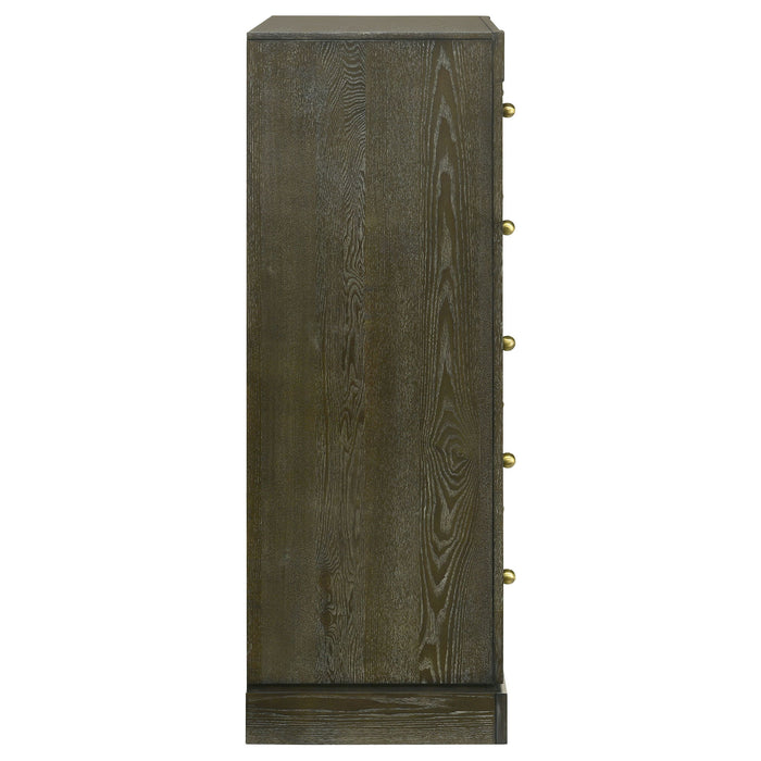 Harbington - 5 Drawer Chest - Chocolate