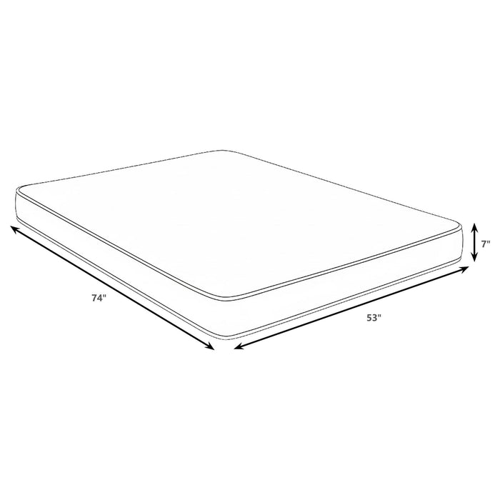 Kenyon 7-inch Full Bamboo Cover Firm Foam Mattress