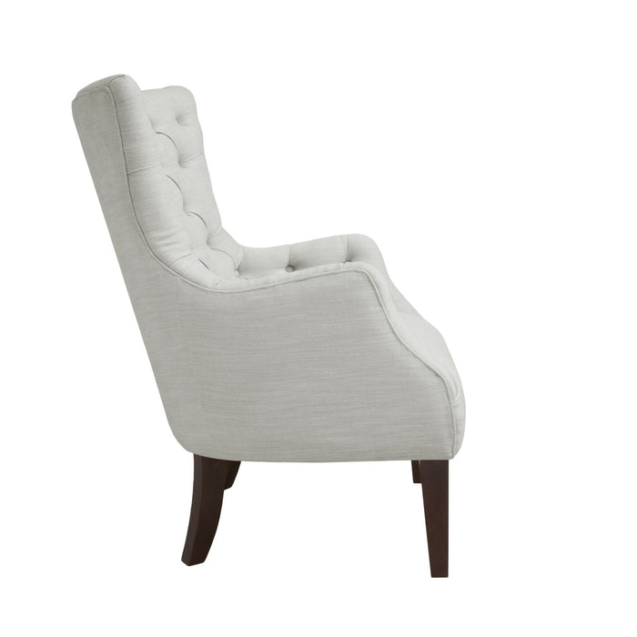 Hannah - Button Tufted Wing Chair
