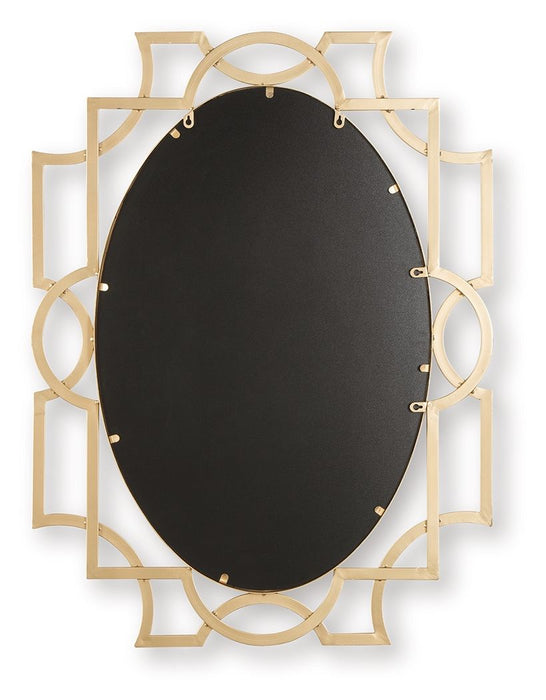 Fulkmore - Accent Mirror - Antique Gold Finish