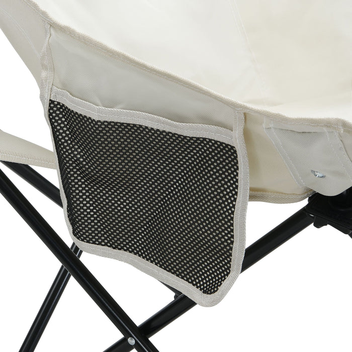 Portable Folding Camping Chairs With Carry Bag (Set of 2)